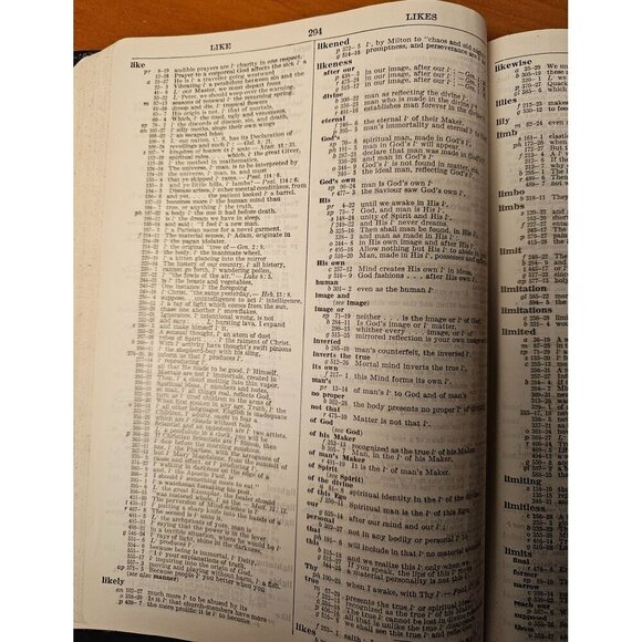 Vintage Concordance To Science & Health With Key To Scriptures Mary Baker Eddy - Picture 7 of 7